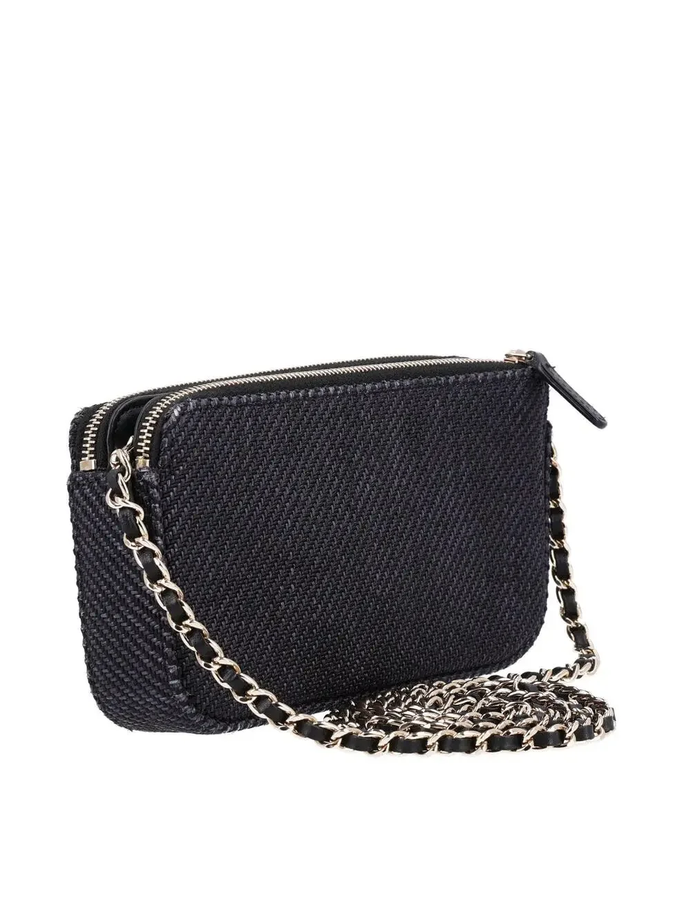 Chanel Lurex Straw Small Deauville #335621C13B